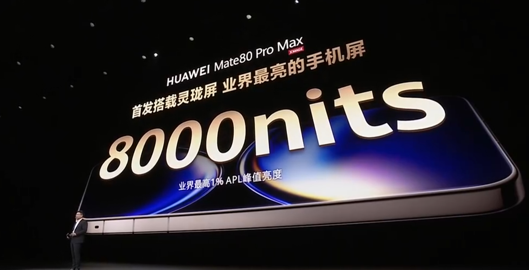 我勒个去！华为Mate80 Pro Max 最高屏幕亮度干到了夸张的 8000n