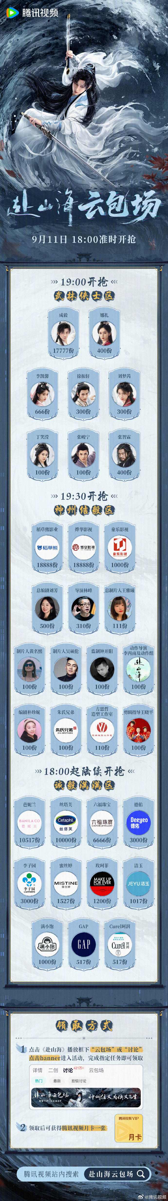 成毅包场了17777份成毅为赴山海云包场17777份 成毅包场了17777份，谁