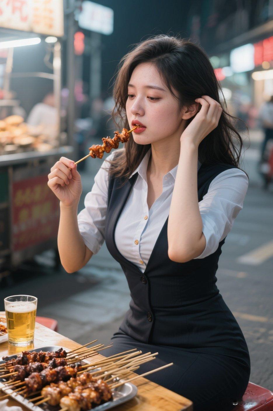 请公司领导吃烧烤被嫌弃，怎么办？
由于我上个月工资拿来第一
被迫请同事吃饭
于是