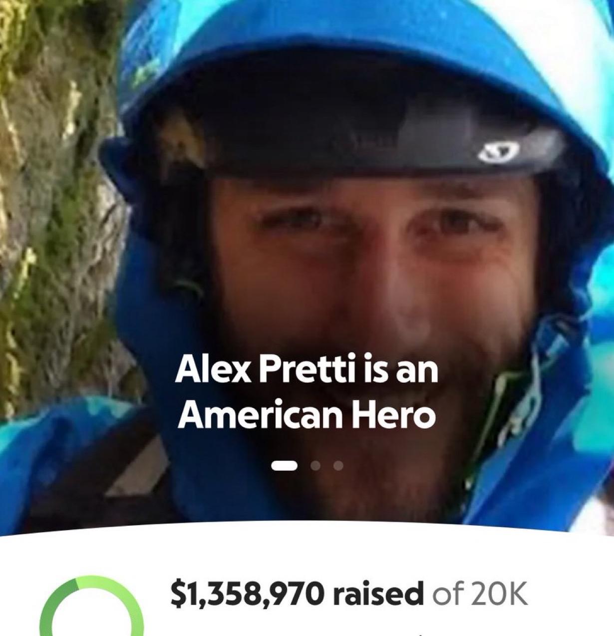 在 GoFundMe 上，人们已经为“美国英雄”亚历克斯·普雷蒂的家人筹集了近 