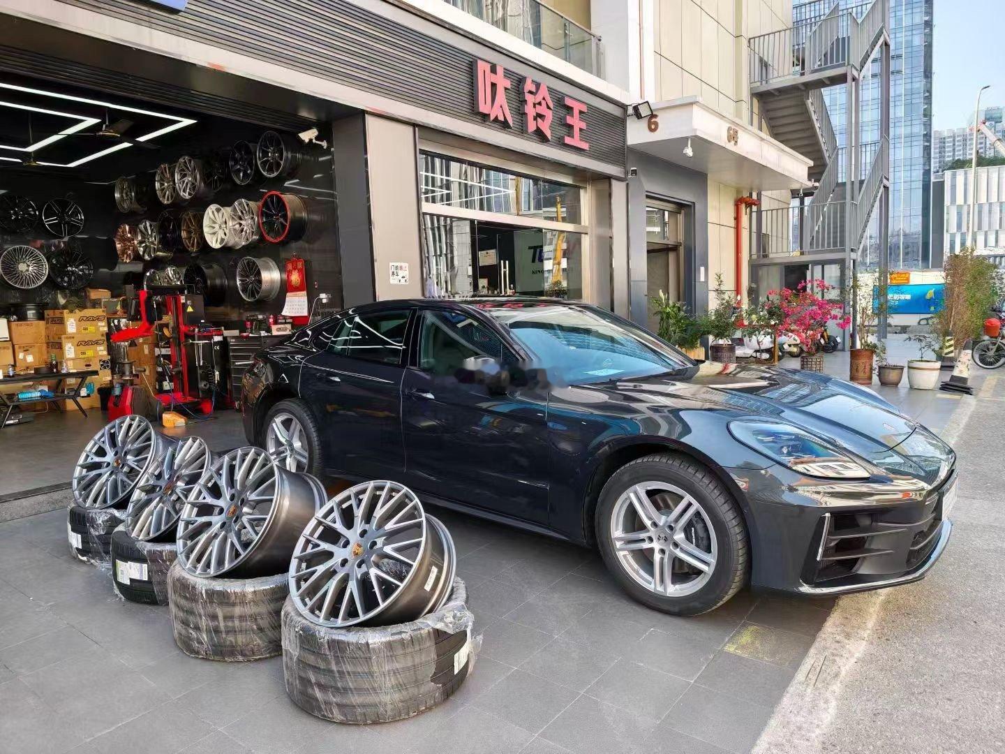 提新车 新款保时捷 帕拉梅拉976升级原厂21寸 搭配米其林PS4S意大利🇮?