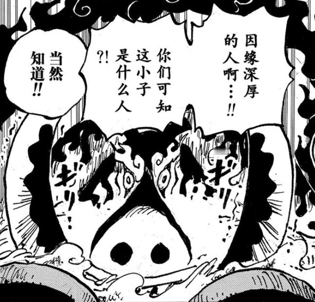 ​海贼王里的“幻兽”，画风上开始有一些共同点，焰云状的眉毛、火焰一样的尾巴 #海