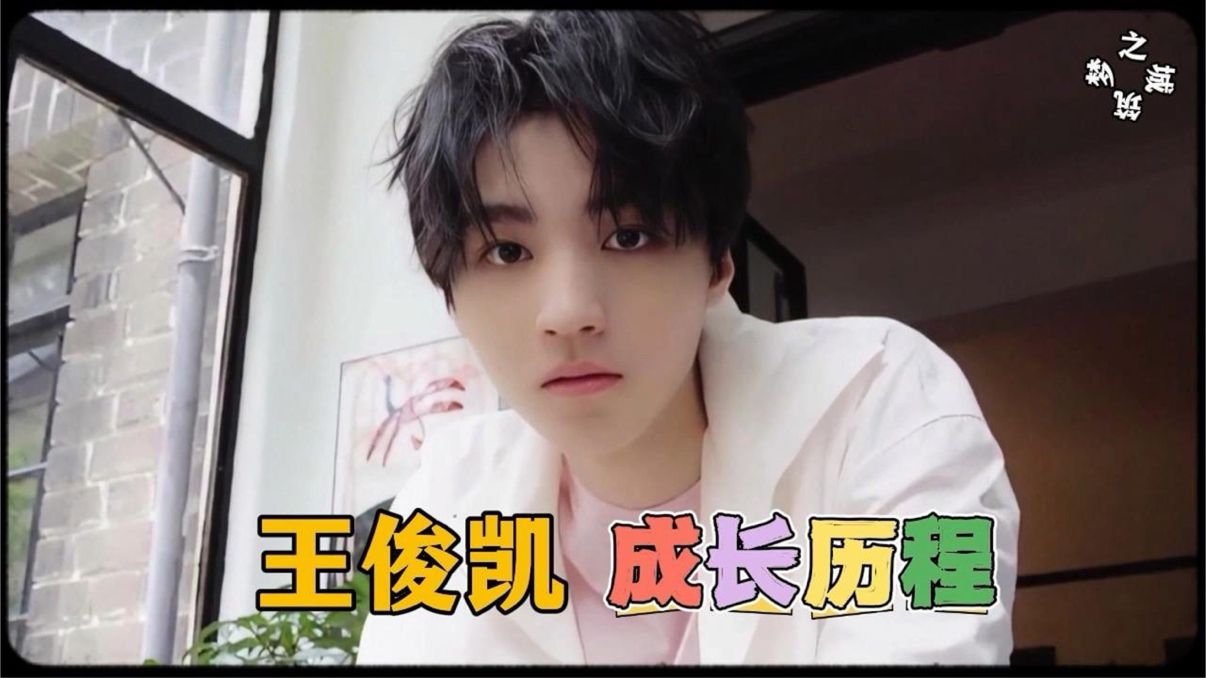 “嵩嵩”王俊凯的成长历程，出道十四年零绯闻，他的每一步都走的