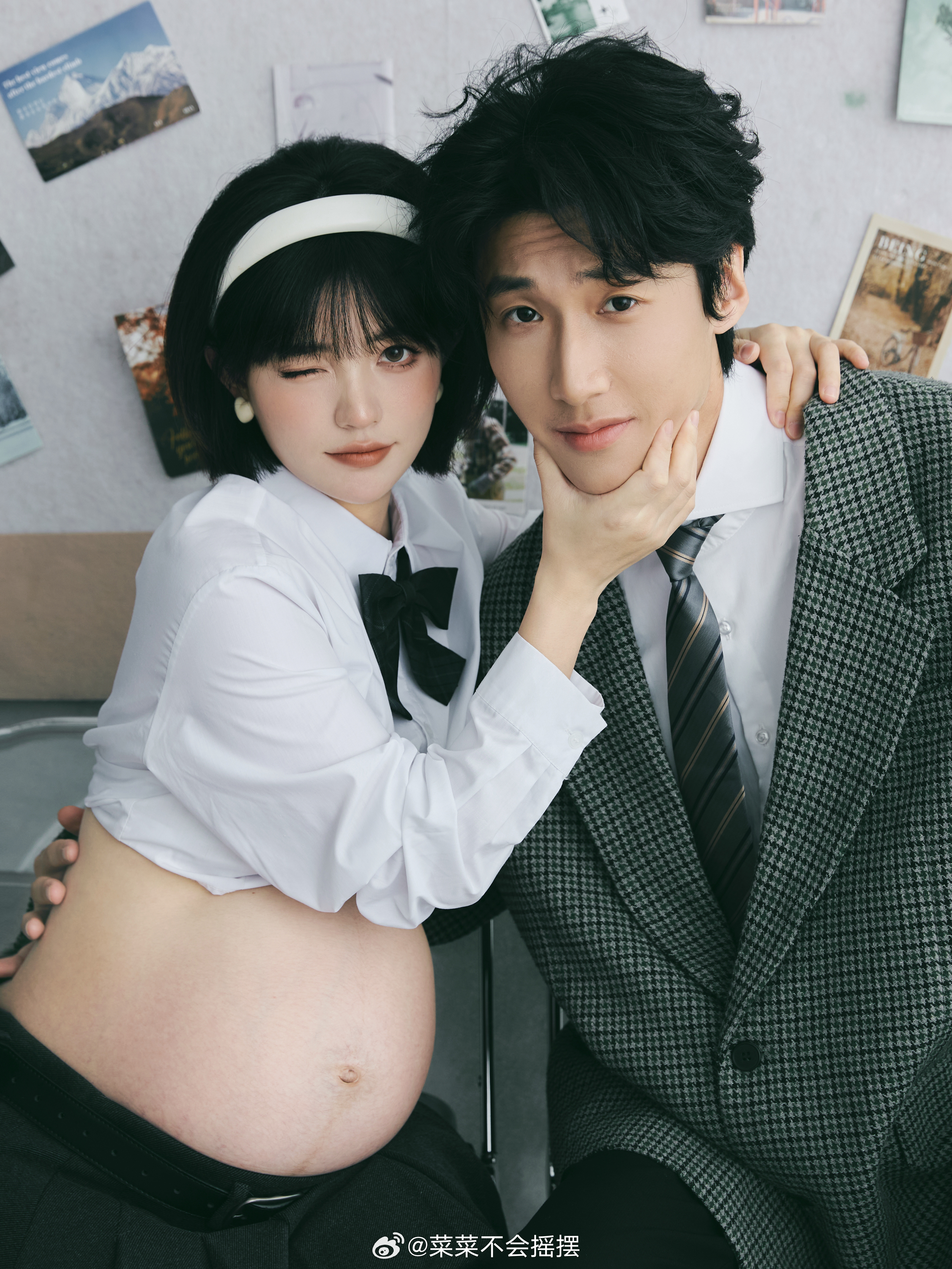 要拍就拍点不一样的孕妇写真拍照韩杂写真情侣写真 ​​​