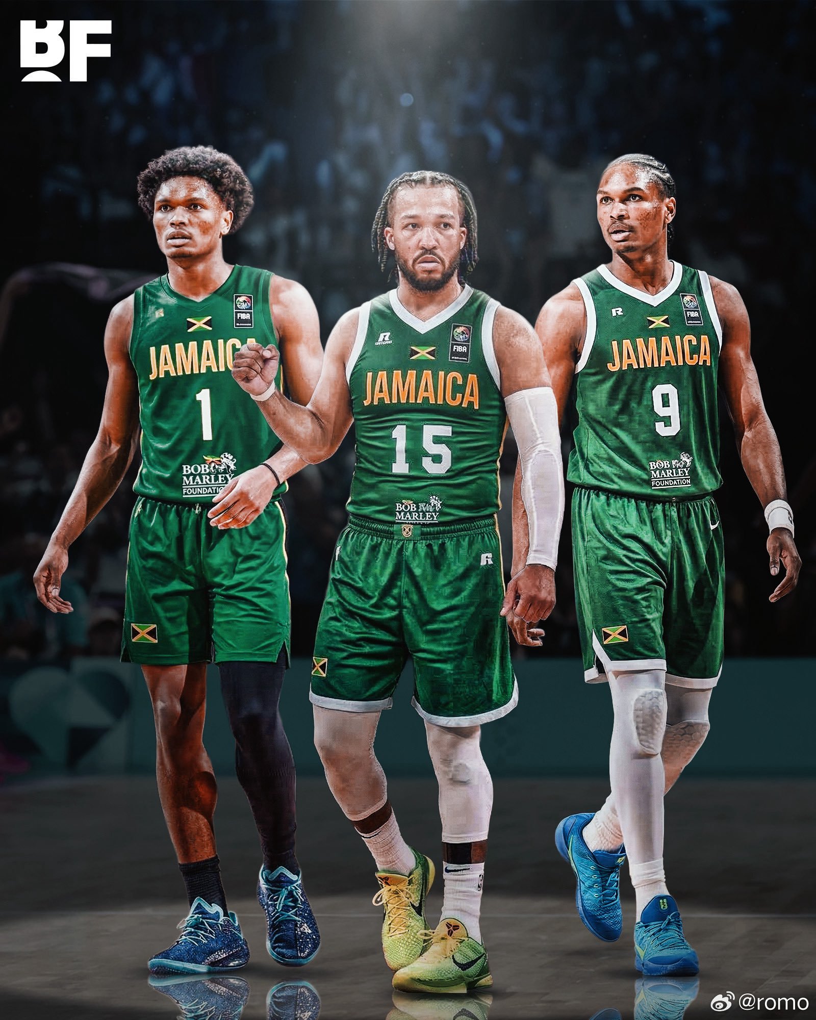 杰伦·布伦森在播客上透露：有意加入牙买加国家篮球队 🇯🇲布伦森的外祖父母均为