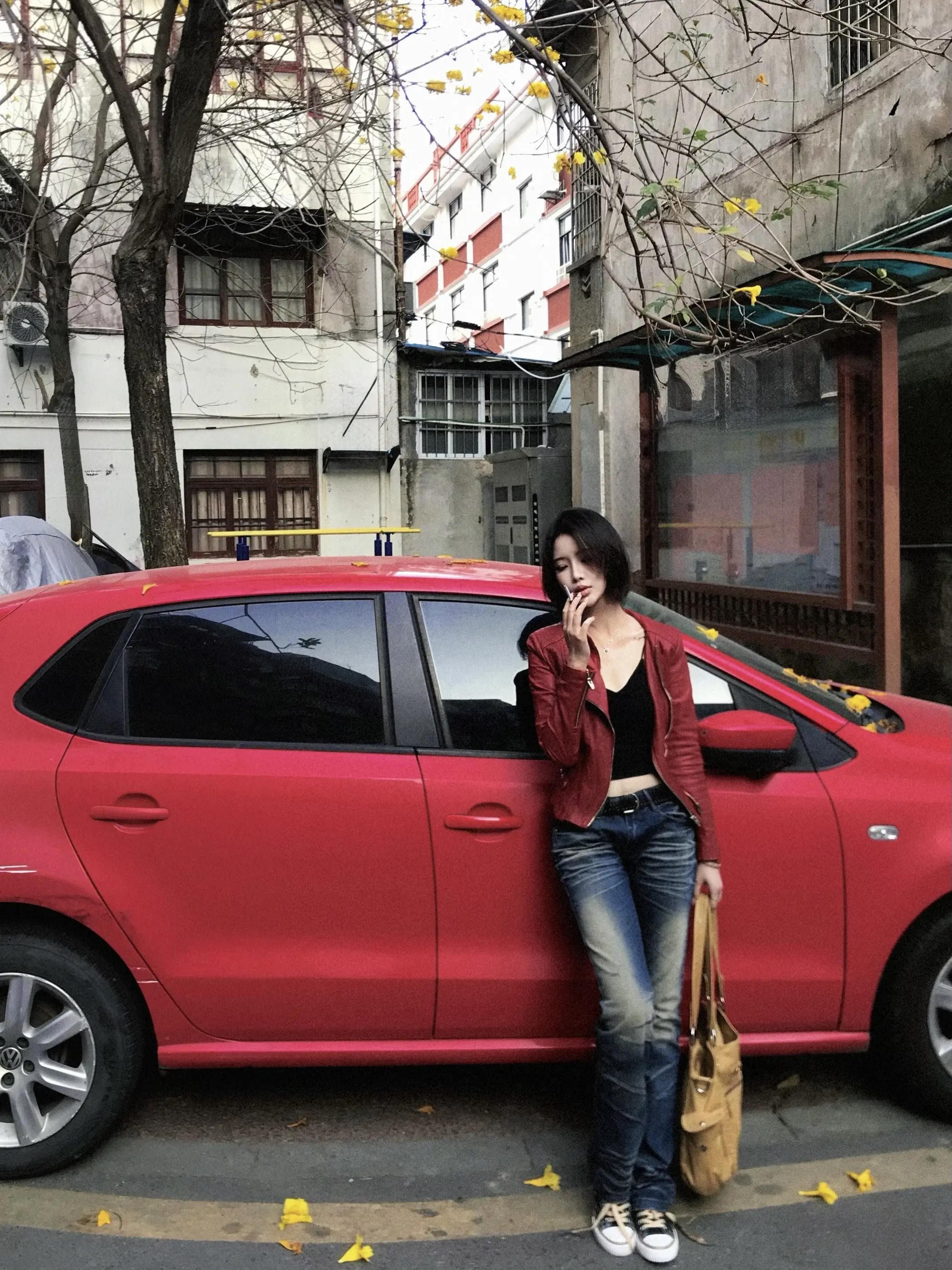 QQ空间翻到了妈妈2000年拍的照片。