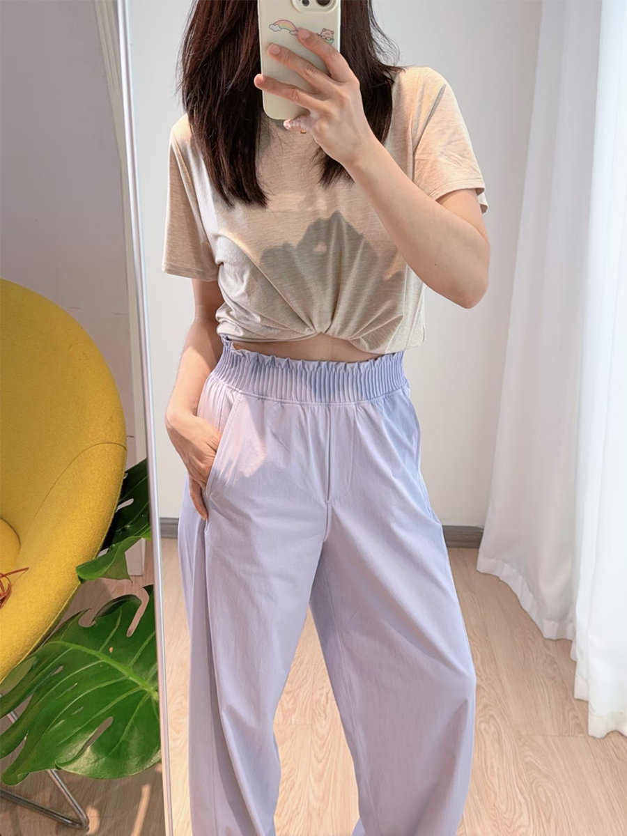清仓必抢，只要选对自己的尺码，就不会踩坑BeauMuseLULU同款花苞腰休闲裤