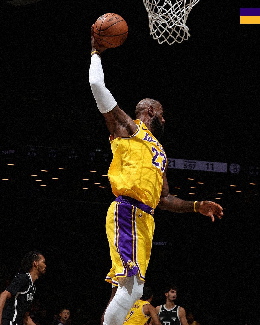 湖人vs篮网 | 第一节🔚湖人4️⃣5️⃣ - 2️⃣3️⃣篮网首节最后两分钟