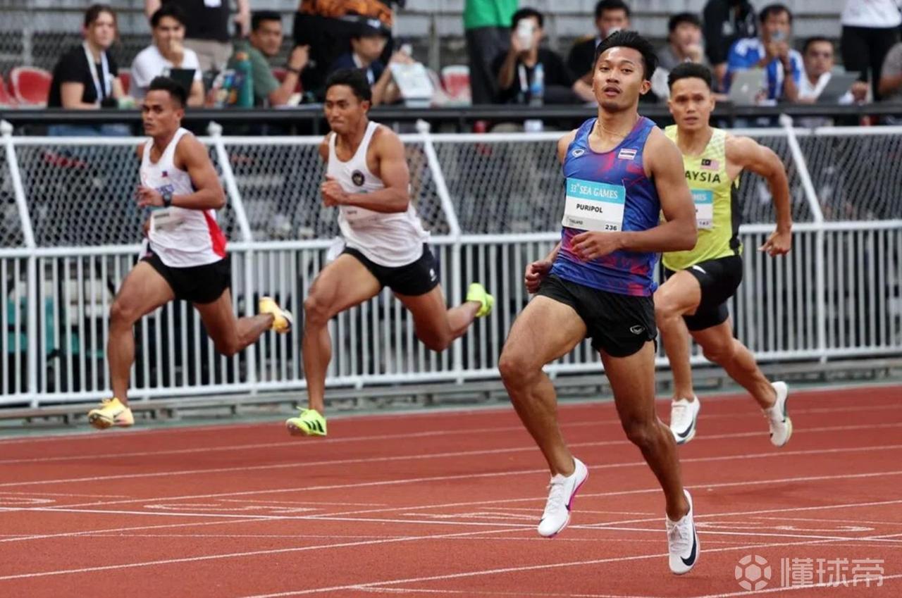 泰国19岁小将汶颂跑出9秒94！东南亚运动会男子100米预赛，前世青赛亚军、泰国