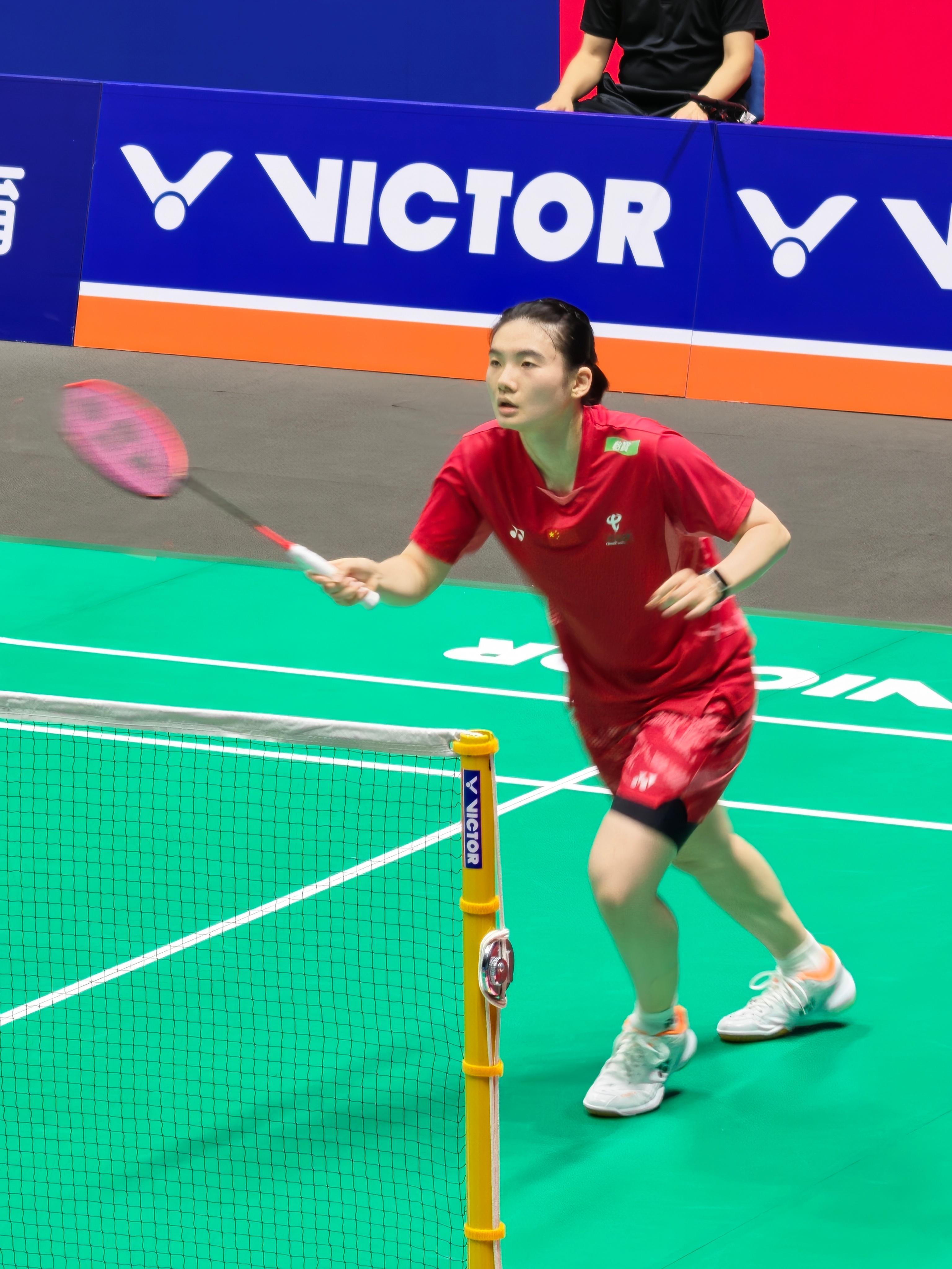 韩悦晋级中国赛4强韩悦🇨🇳 21-19、21-18 🇮🇩玛丽斯卡下轮对手