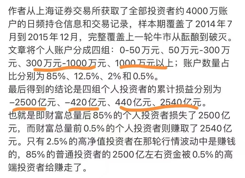 股市的钱给谁赚了呢？