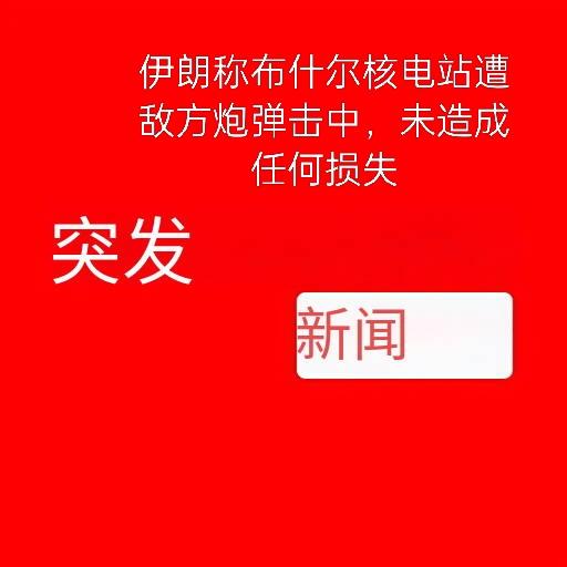 突发新闻——伊朗称布什尔核电站遭敌方炮弹击中，未造成任何损失
 
2026年3月