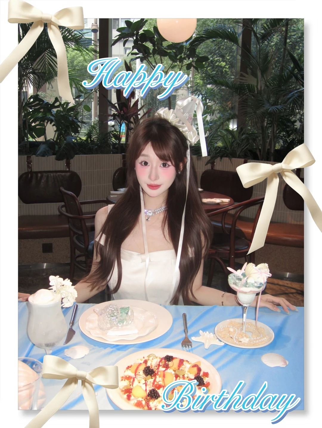 ✩‧₊˚坠入七月限定蓝色生日海🫧🐚