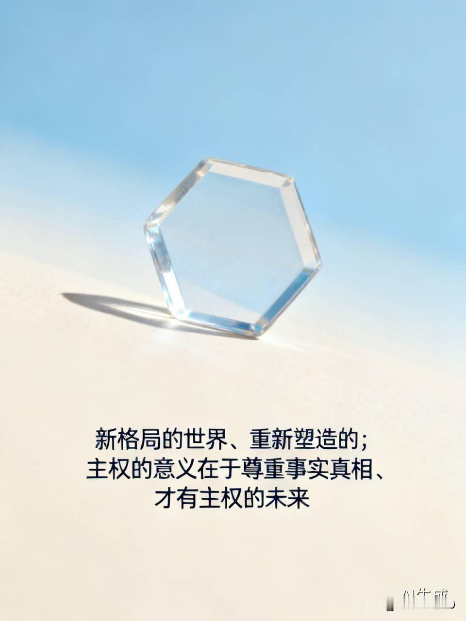 世界大变革了；不是统一的问题；而是主权的定义；新格局的；新界的海洋标准；世界永远