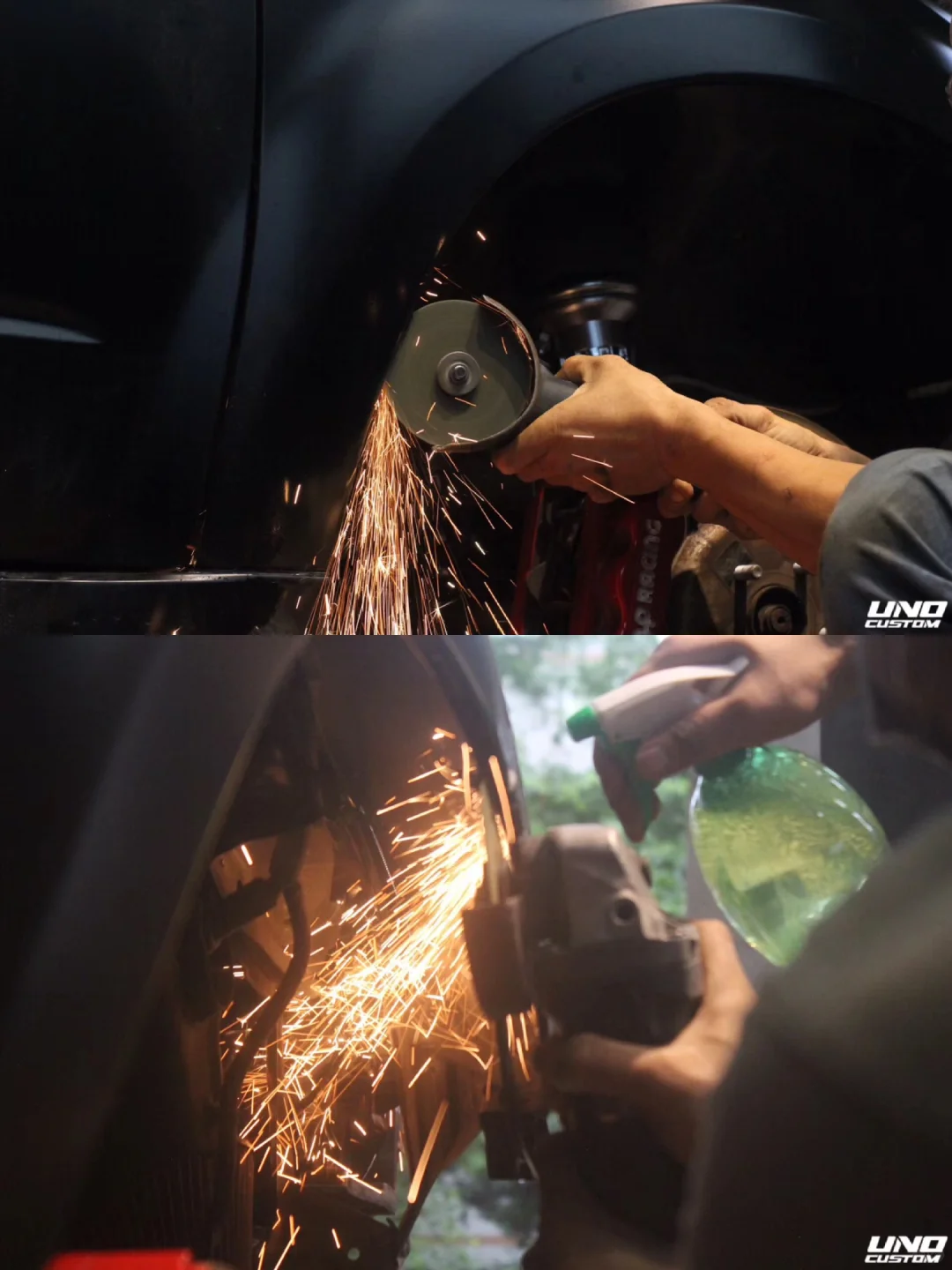 没有一个叶子板能活着离开我们车房‼️