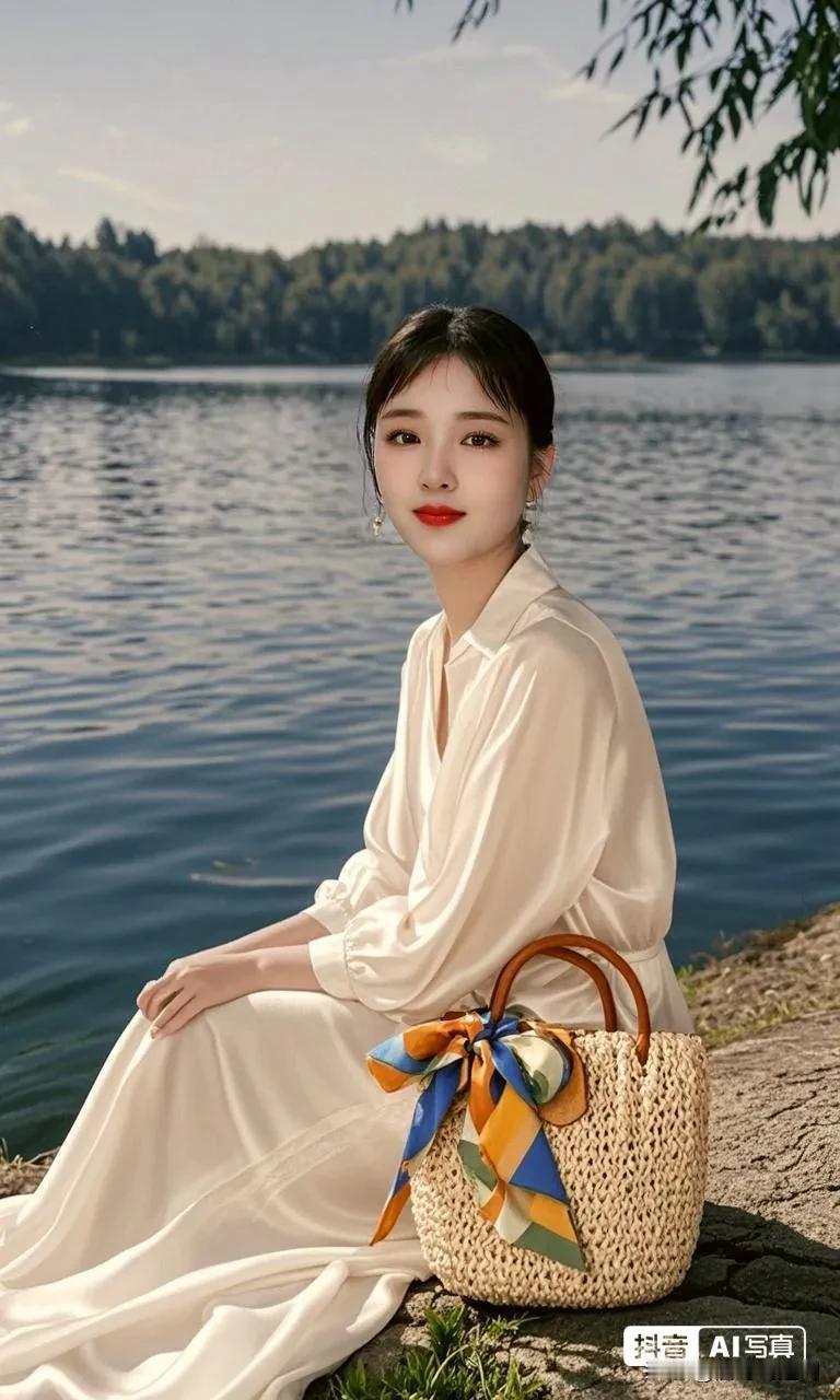 景水如鱼跃
湖光镜波浪
娇阳清风爽
映云行游形