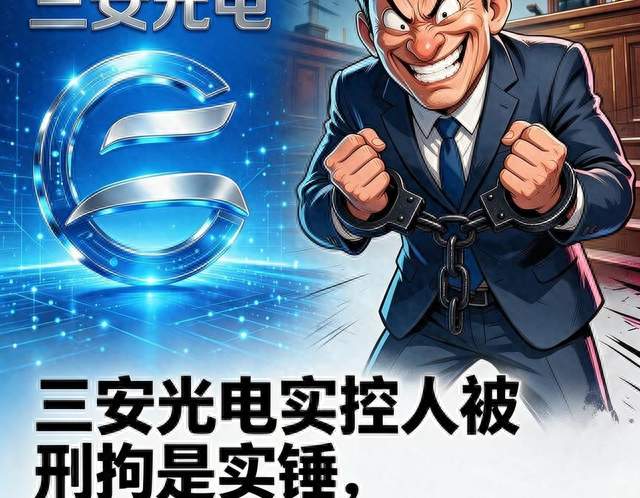 三安光电实控人被刑拘是实锤,股价未必见风就是雨,会跌成“狗”!