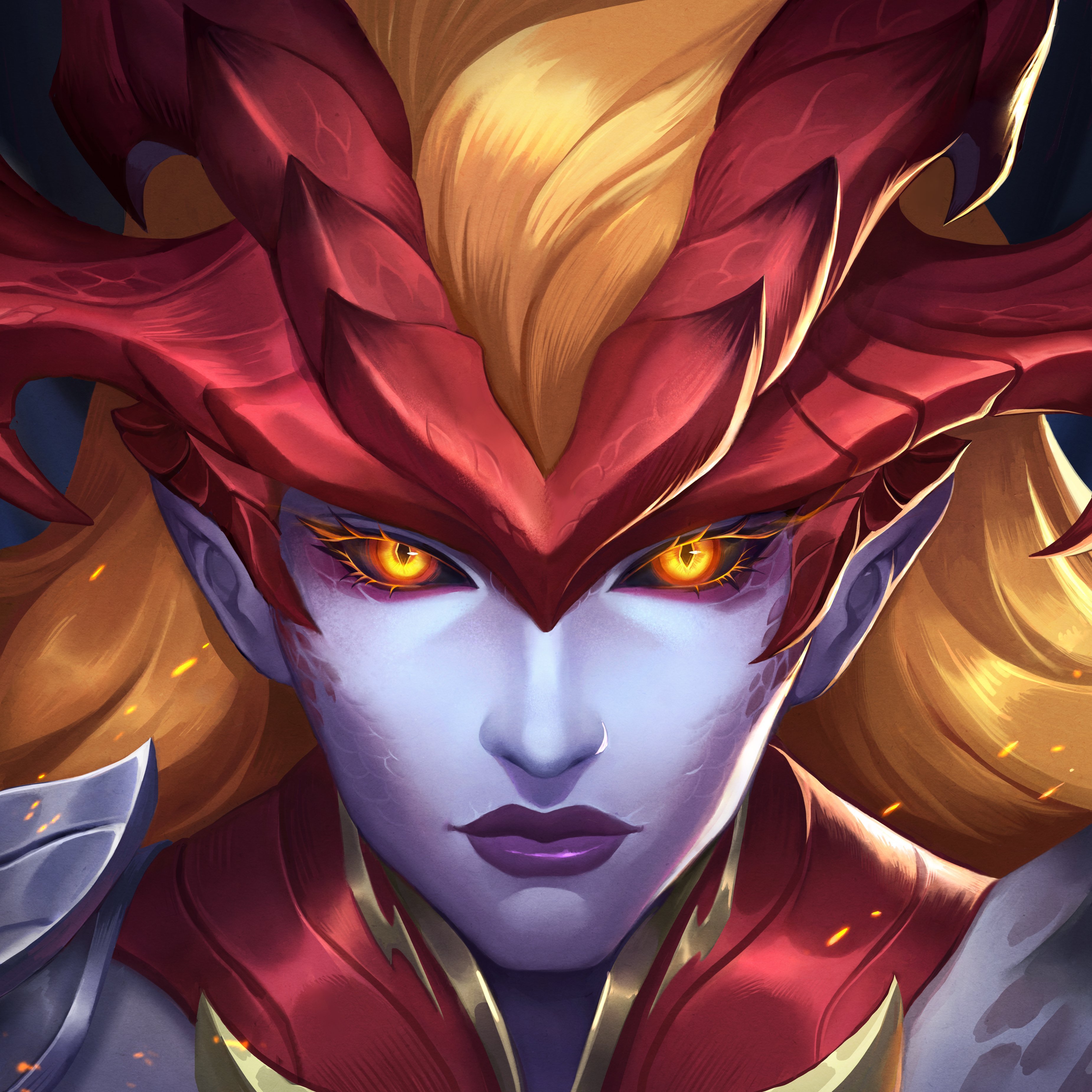 LOL希瓦娜新版图标头像（高清无地区logo版）英雄联盟