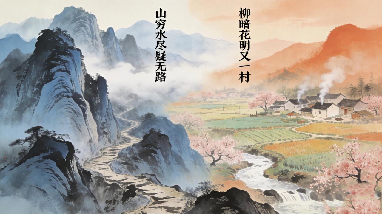 它既体现了世事多变、困境与希望交替的人生哲理，也暗含“坚持不放弃就可能迎来转机”