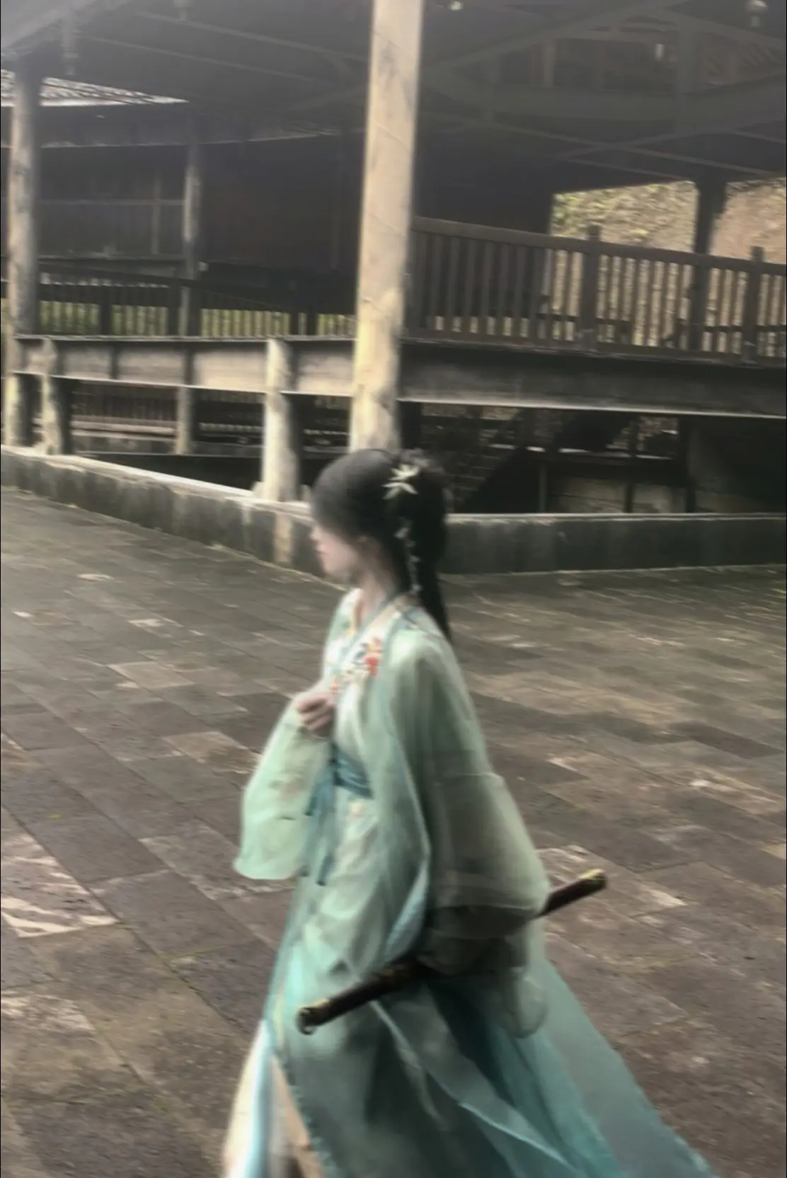 “我要下山，烦请师兄让路”