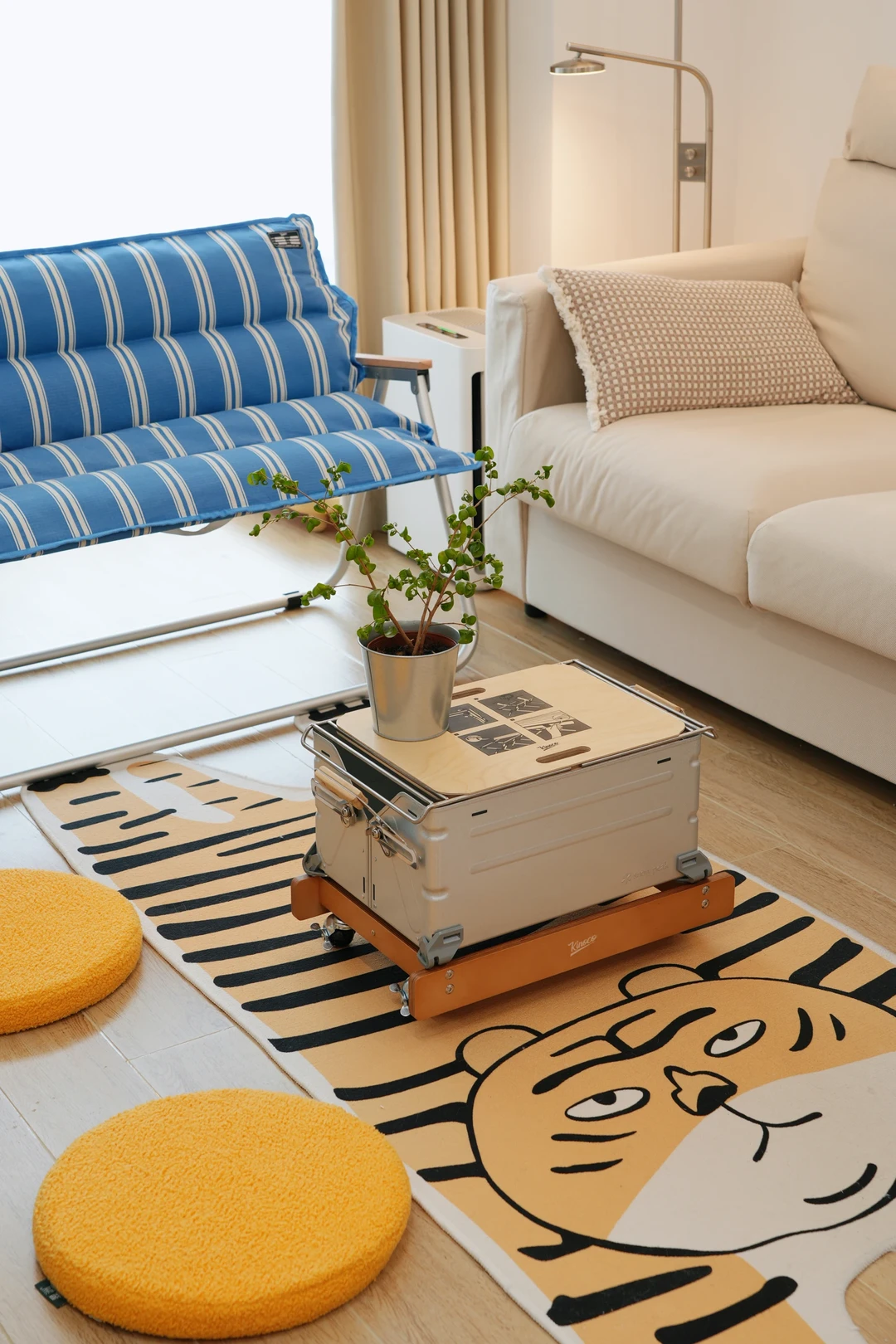 ⛈️大雨天在家露营