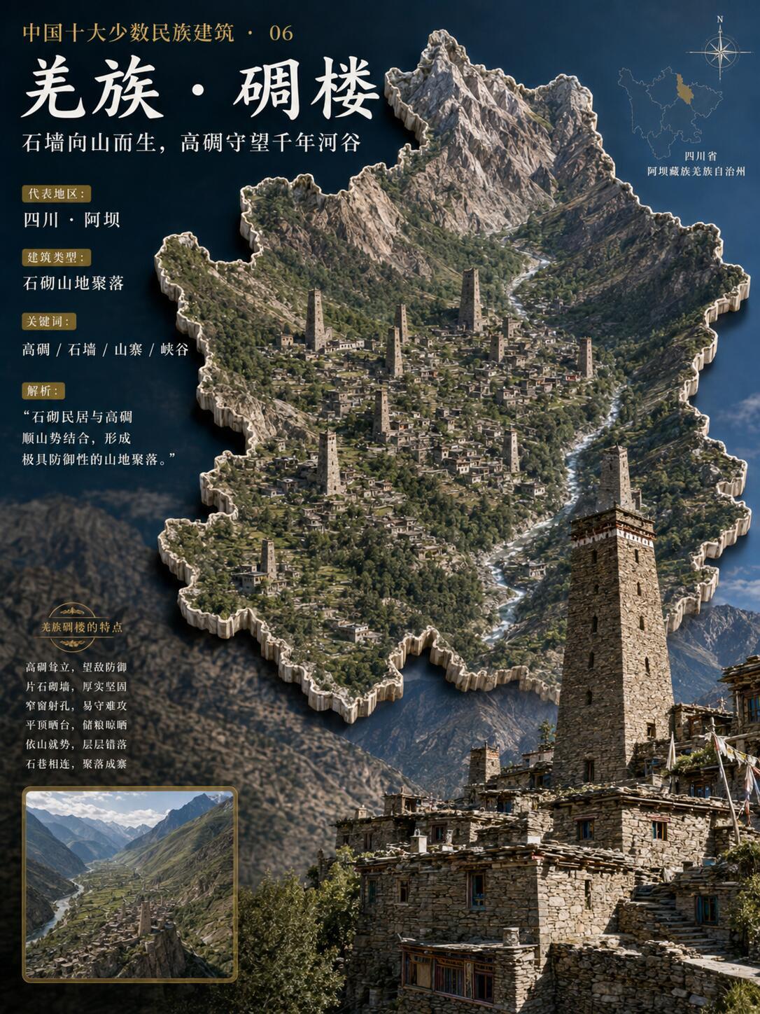 中国十大少数民族建筑，一方水土，一种建筑。建筑从来不只是房子，它记录着一个民族如