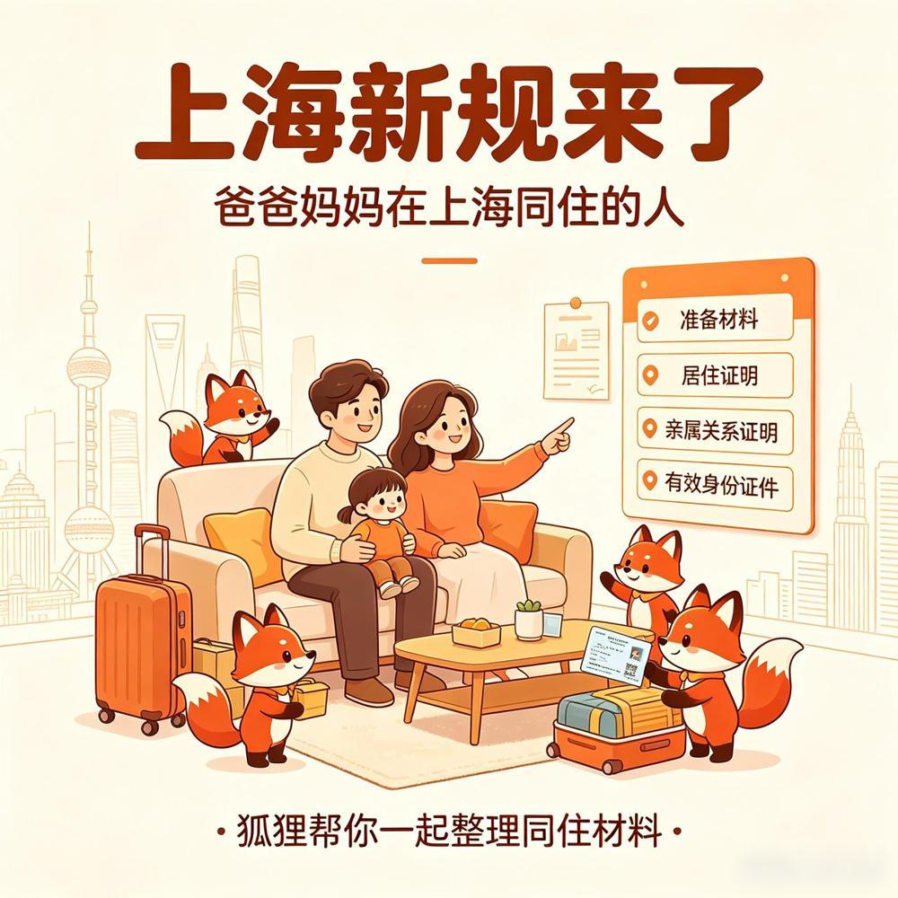 父母来上海长期同住，给退休长辈办理上海居住证，可以拿到不少实用福利，很多新上海人