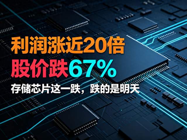 利润猛增近20倍，股价却跌去67%，存储股下跌藏着什么信号