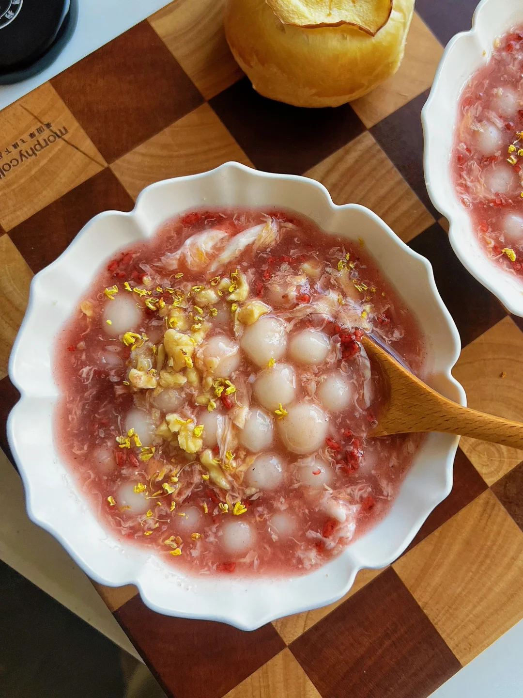 怪不得它被卖bao了💥红曲酒酿鸡蛋小圆子