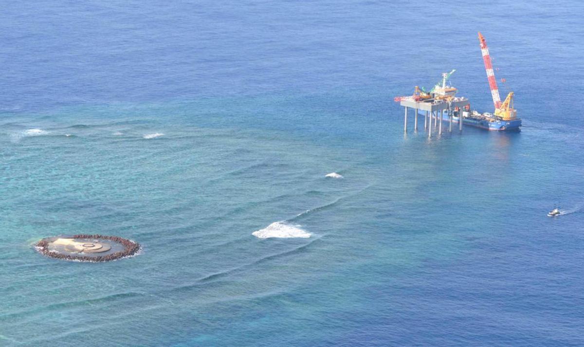 冲之鸟礁实弹开火！万吨大驱直抵核心海域，日方抗议却拿不出法理依据

西太平洋深处