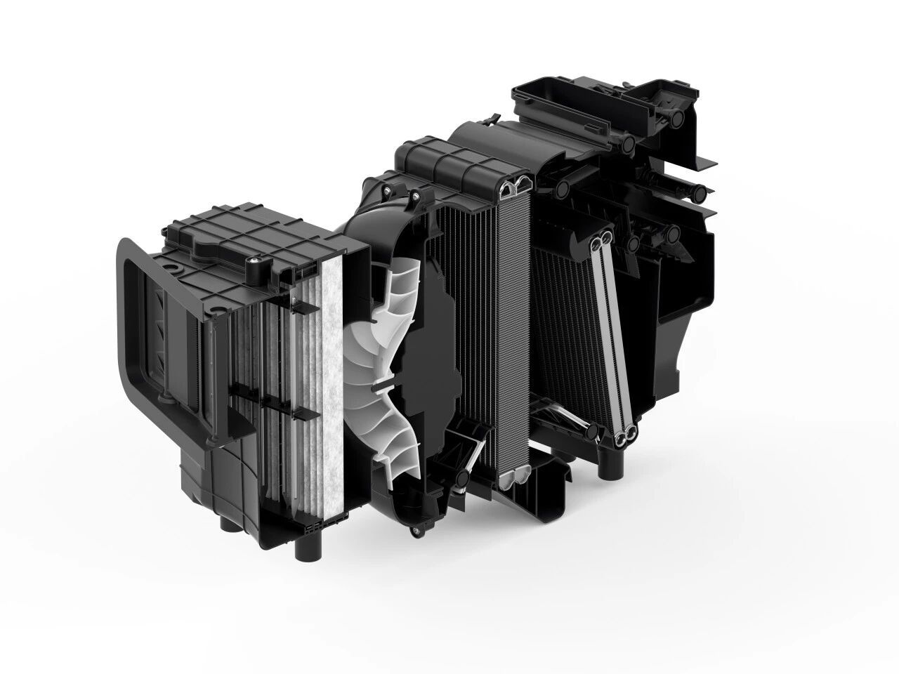 马勒针对电动汽车，开发了一套创新的余热回收系统HeatX Range+，可将电动