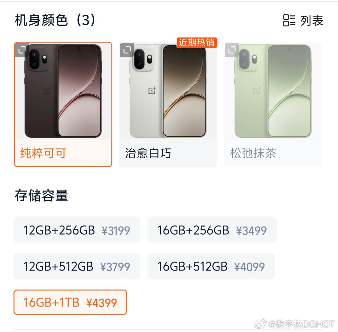一加15T在经过几轮降价后，也逐渐开始有性价比了，国补后四千出头就能买到16+1