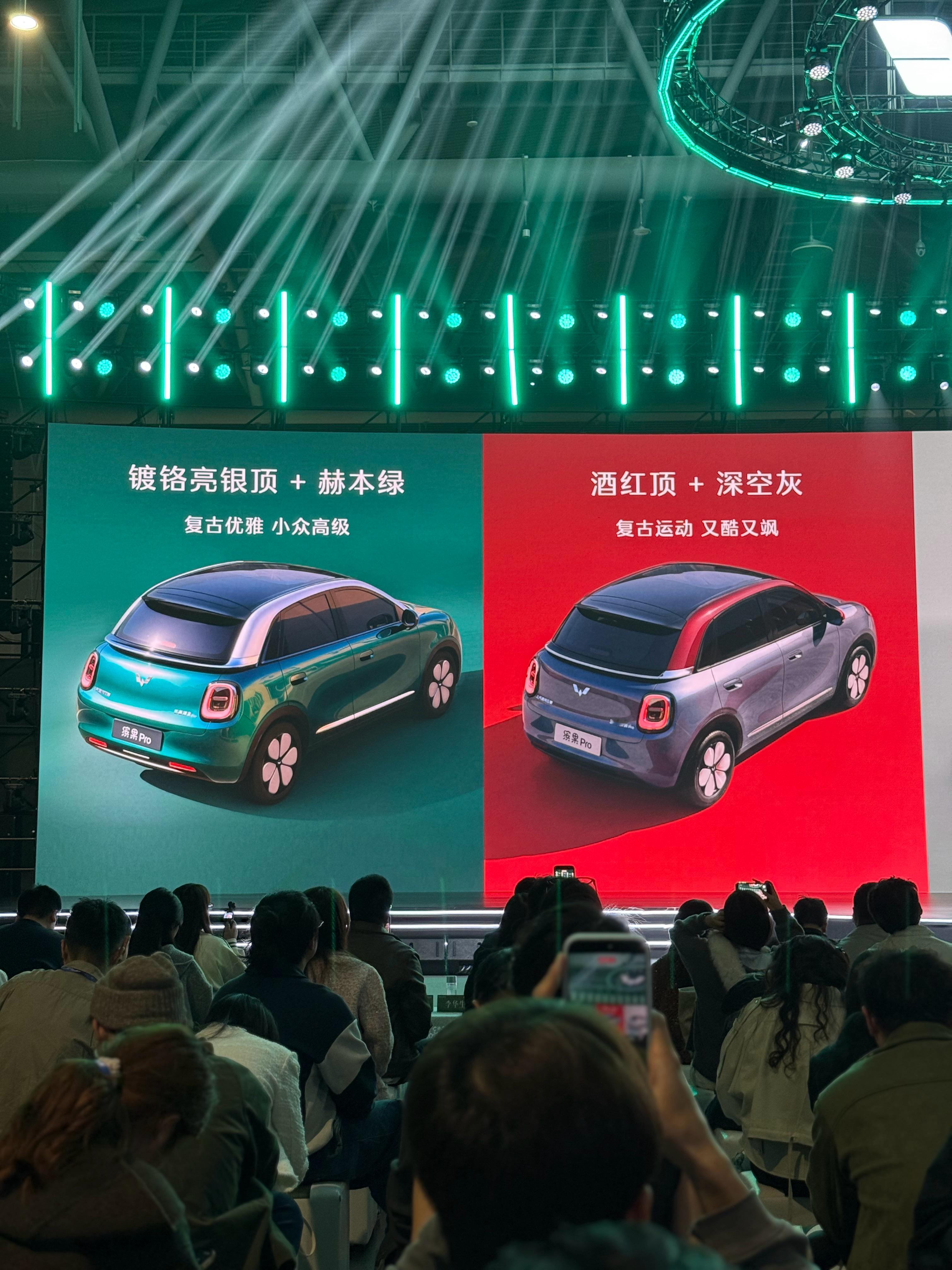 除了四款官方配色外缤果Pro还有四款双拼色都挺好看的这个小车，不说别的，一定会俘