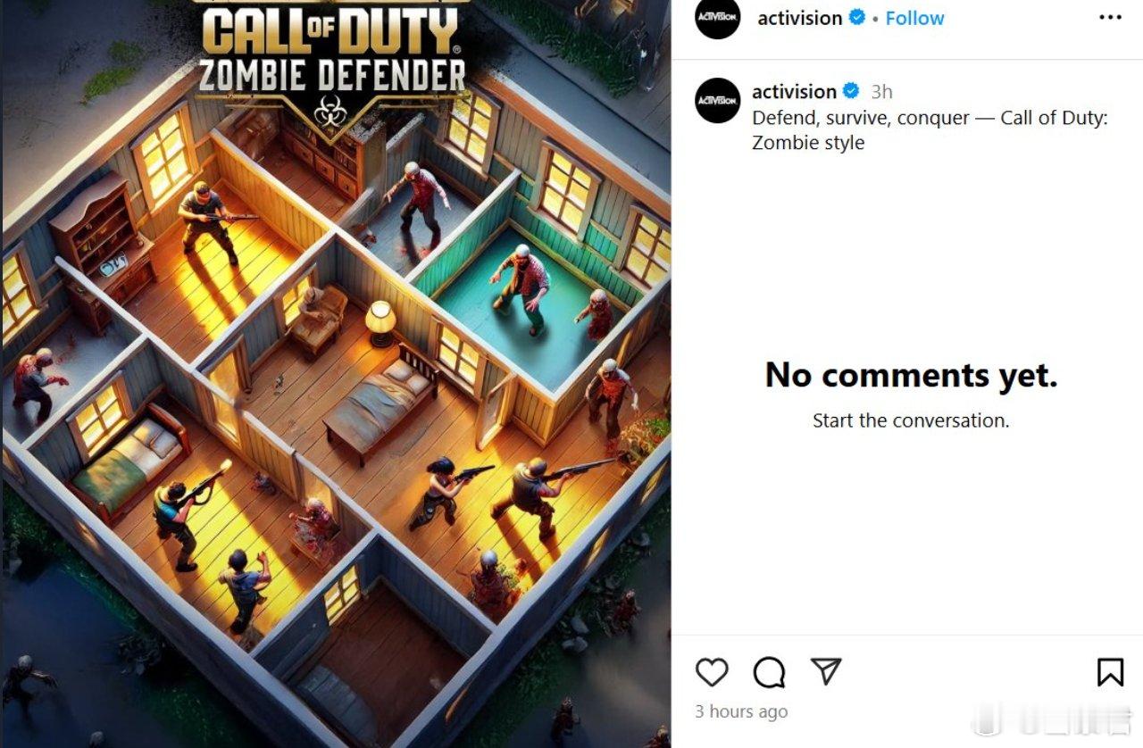 COD  吉他英雄  动视被曝近日开始在Instagram发布AI生成的广告吸引