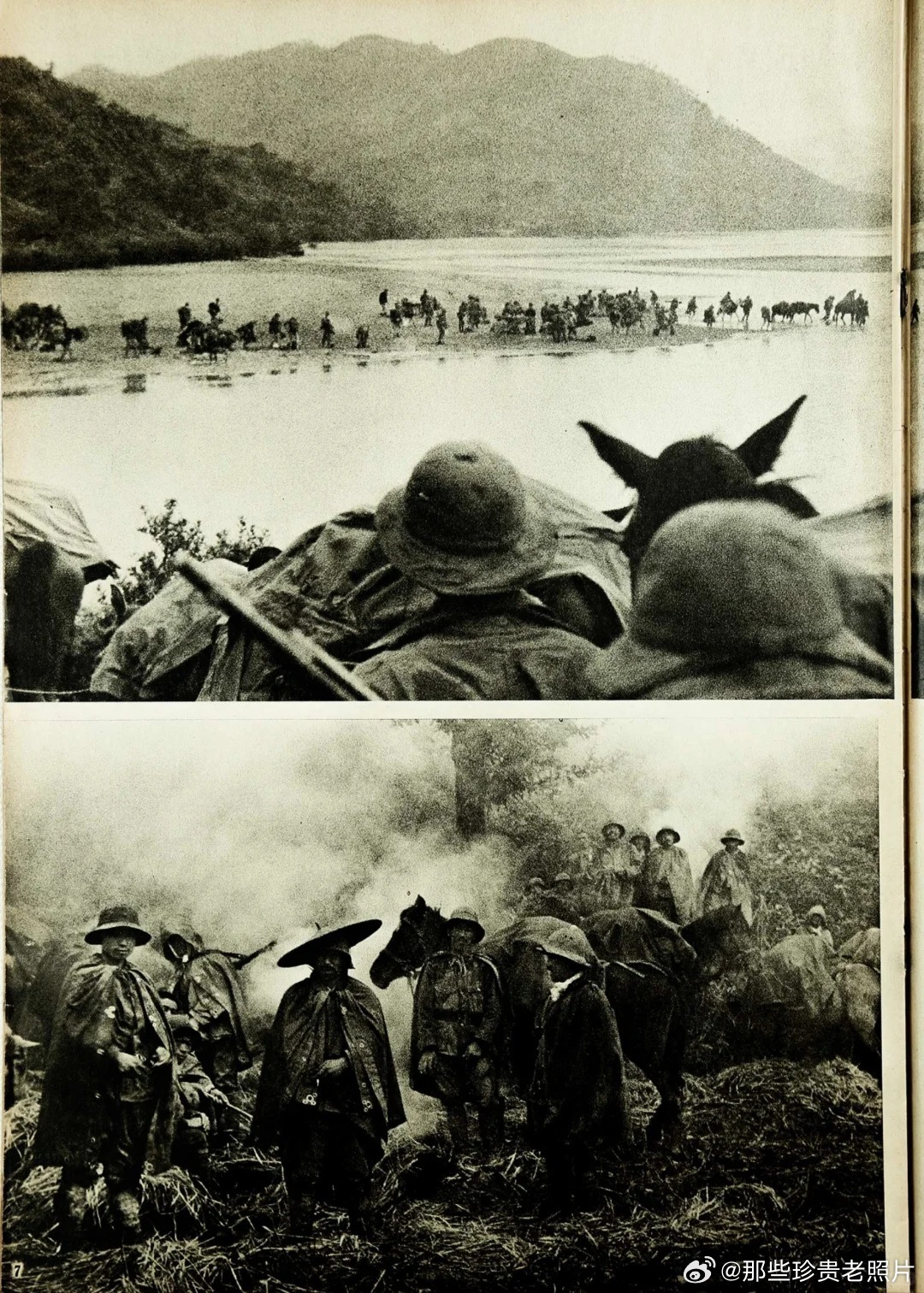 日军画报中的侵略武汉：占领光州、逼近信阳此为日本内宣杂志日中战线写真/日中战线写