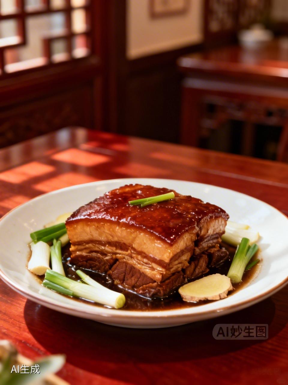 AI妙生图来一盘苏州虎皮闷肉。