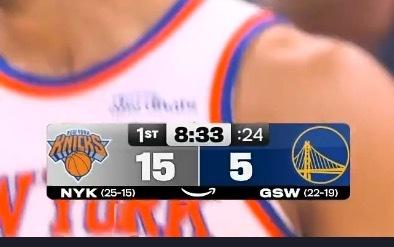 勇士开局就挖了一个坑……5-15落后尼克斯。慢热是勇士的标志。
其实尼克斯也是一