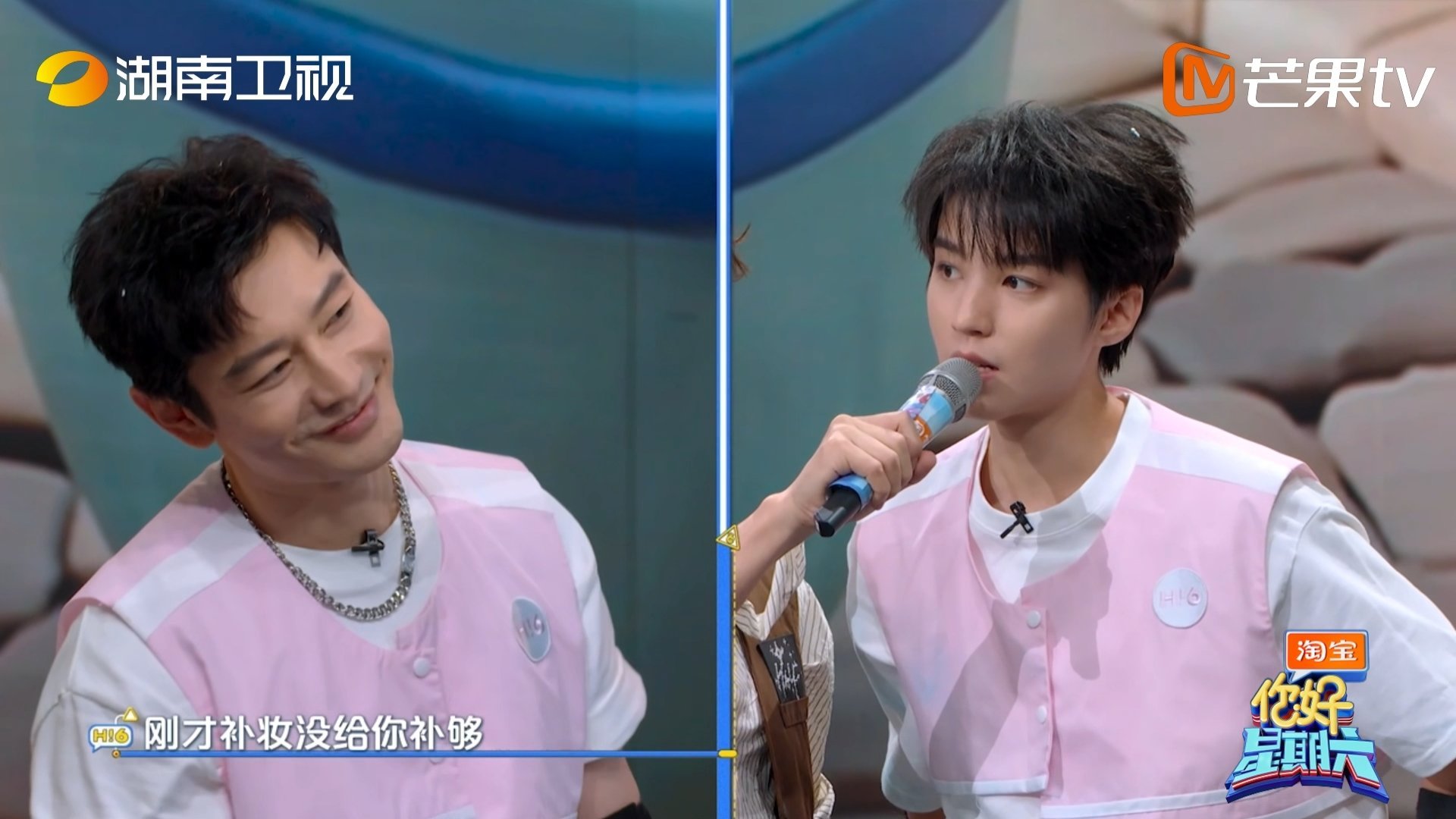 黄晓明王俊凯互放狠话王俊凯黄晓明王俊凯两个人比赛中互相放狠话，小凯也太敢说了吧～