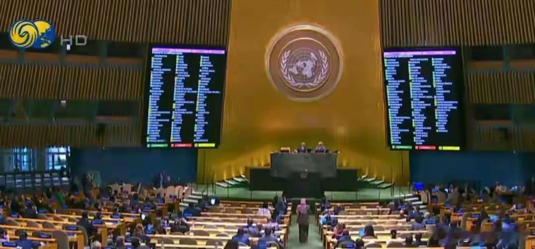 彻底压不住了！136国集体反水美国，联合国现场直接吵翻。
 
美国的单边霸权，这