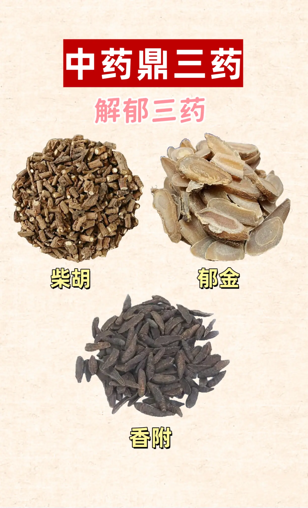 中药鼎三药。解郁三药 消食三药 排石三药 止汗三药