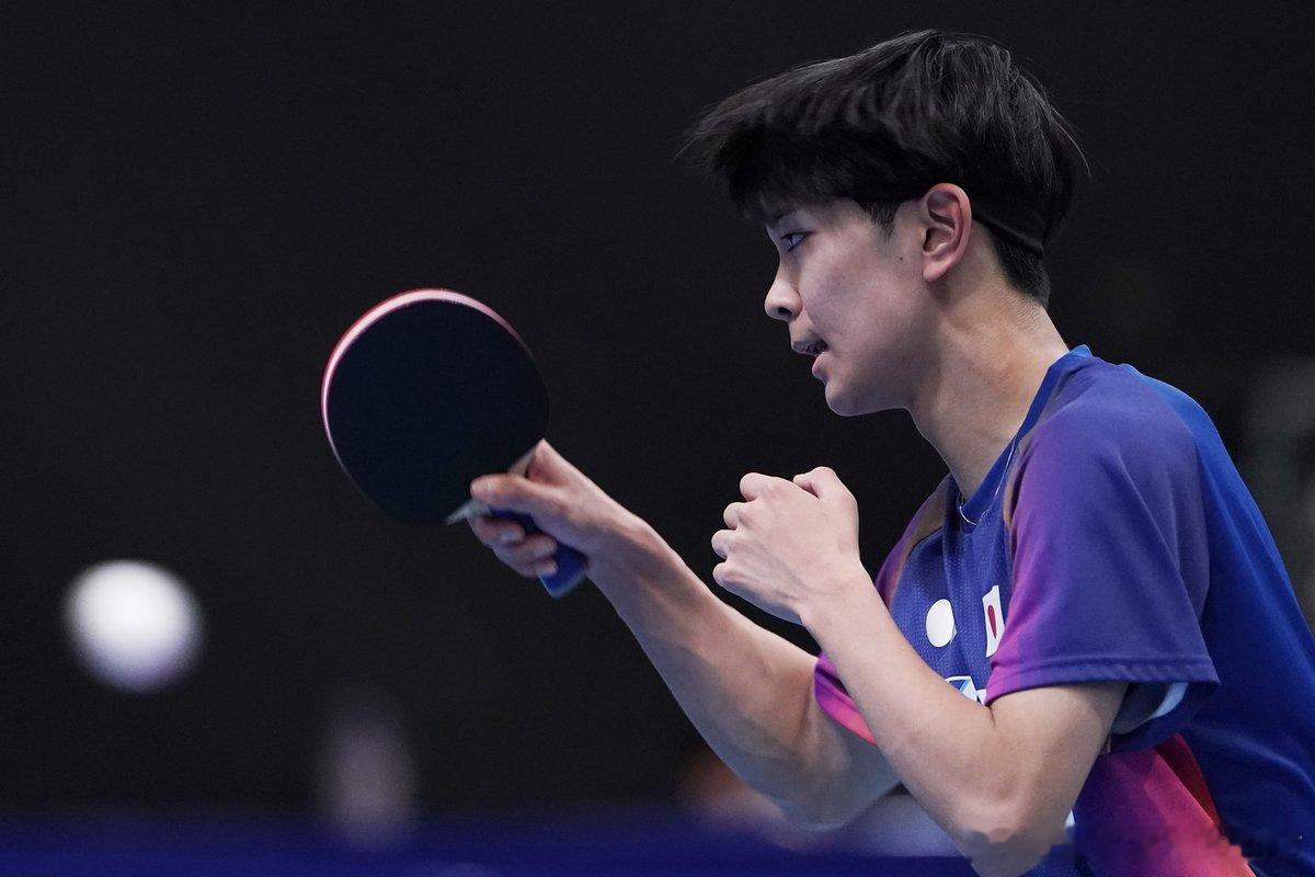 ITTF伦敦世乒赛2026张本智和 250428 日本男队初练习 松岛辉空 川上