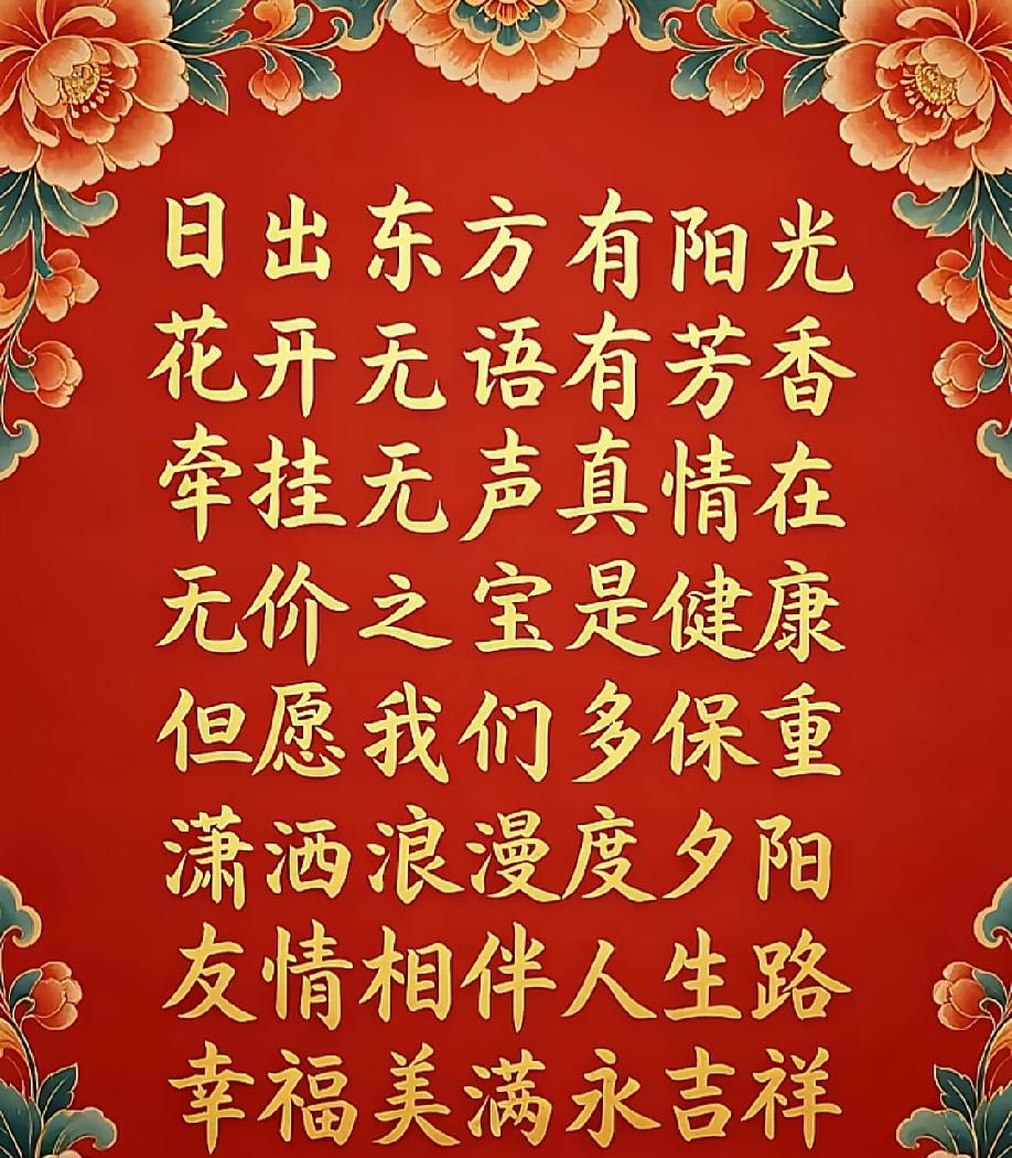 时光煮雨，岁月缝花，春风拂过人间，万物都揉进了温柔与希望。日子是缓缓流淌的诗，晨