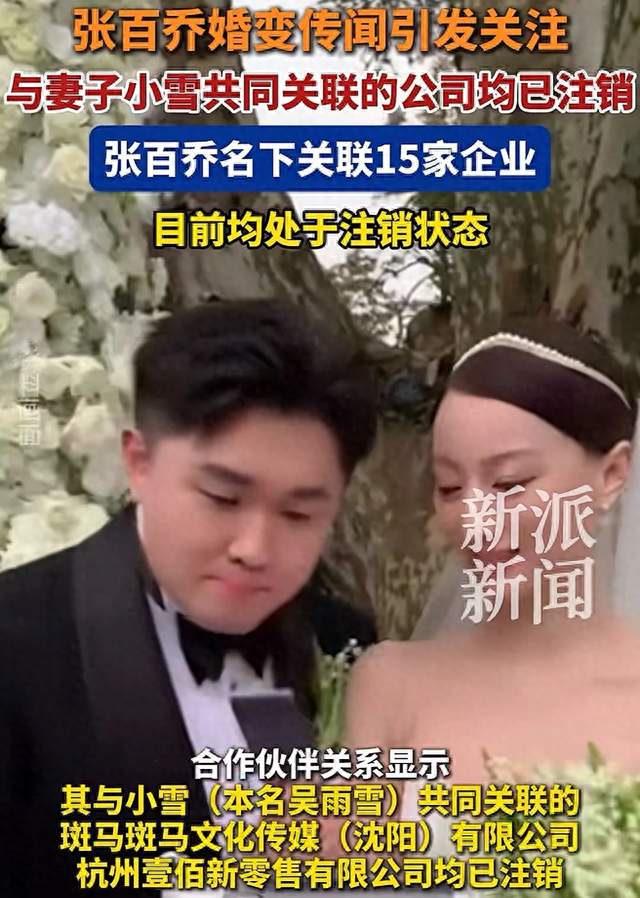 网红张百乔婚变传闻炸了