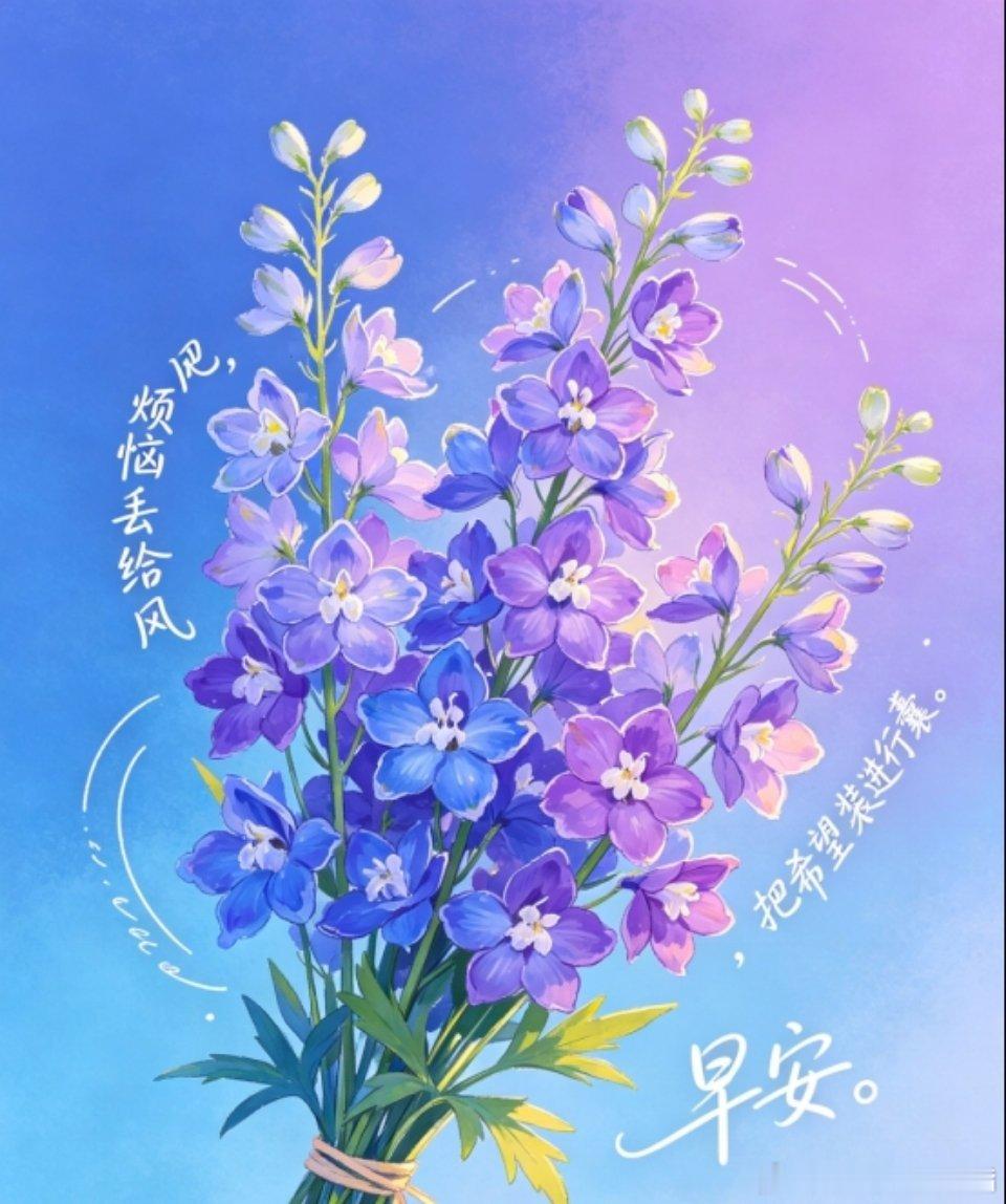 美好清晨，花香弥漫，生活明朗，一如既往。日子在慢慢向前，事情会慢慢变好，愿我们不