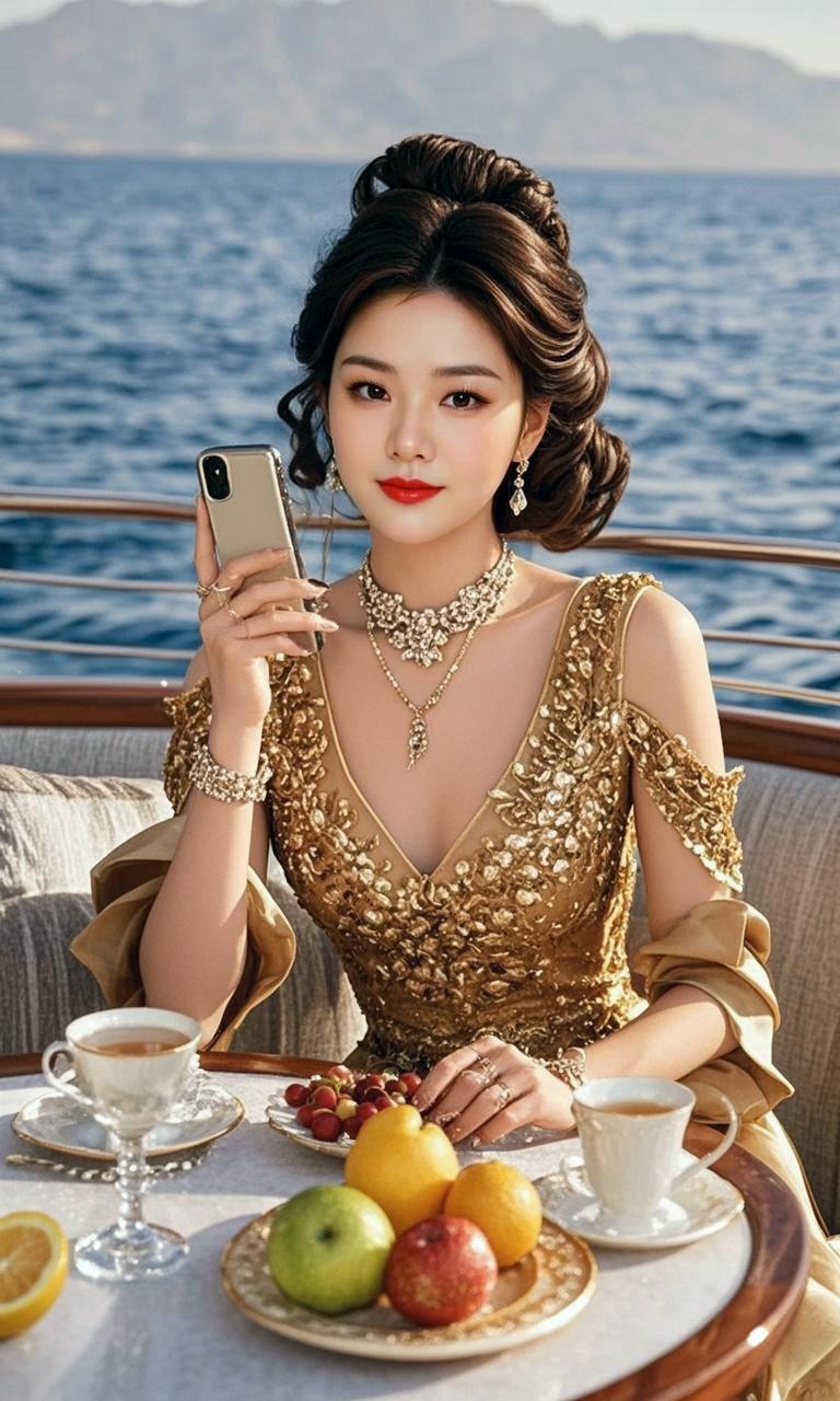 AI海上金妆 感恩所有的相遇. 不一样的自己