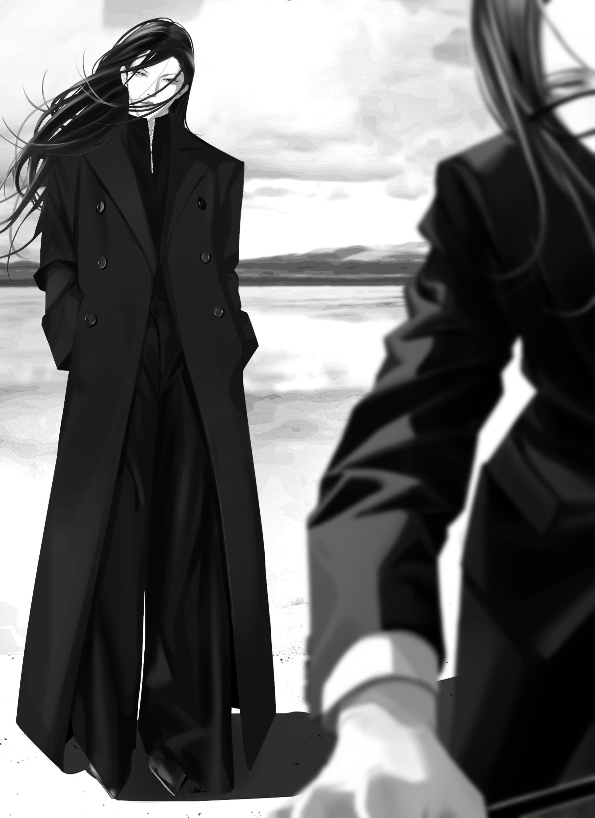 墨色带风，赤色藏锋，愿你反复爱上这组对立统一。