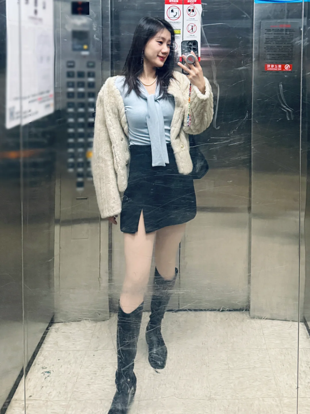 OOTD｜温暖系穿搭，加厚光腿神器🦹🏻‍♀️