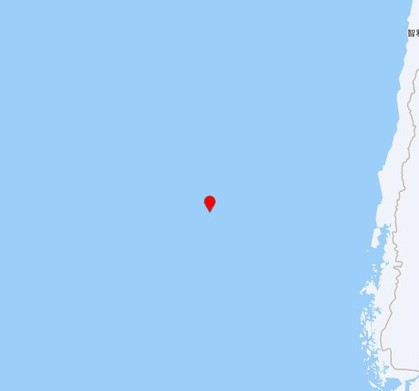 【美国地质勘探局】发布，2025-11-19 05:25:51 在 智利西部崛起