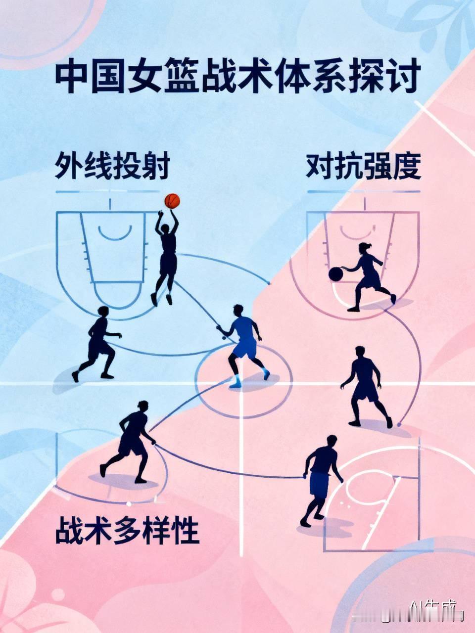 看了本届女篮世界杯的各种翻车局，真觉得中国女篮不能再抱着单一战术死磕了。
日韩把