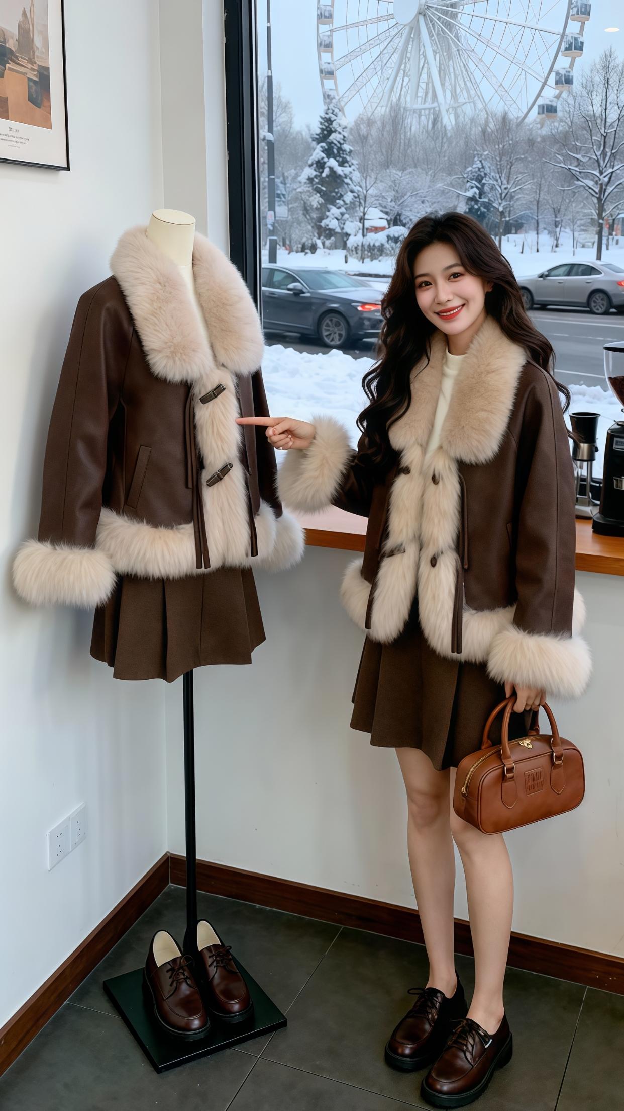 气质女神穿搭 小个子显高显瘦穿搭 名媛风 冬季搭配 小个子穿搭